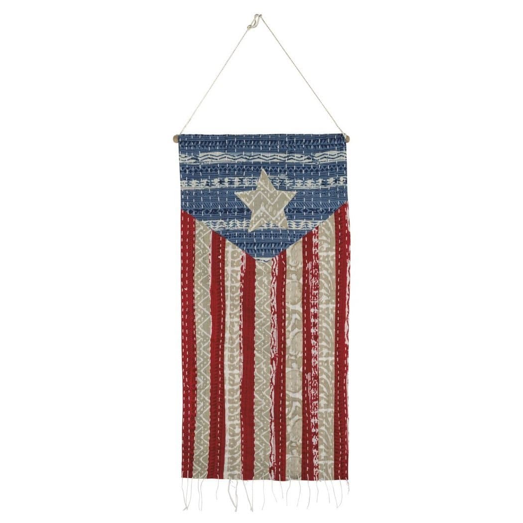 Patriotic Stars 'n Stripes Wall Hanging