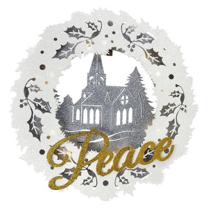 Peace Church Wreath - Christmas