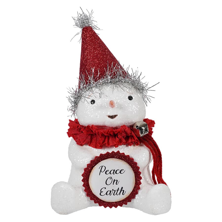 Peace On Earth Snowman - Christmas