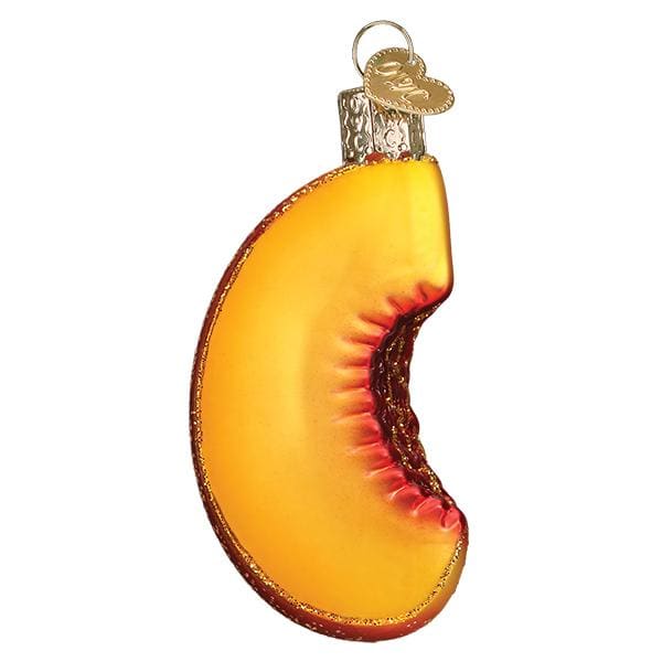 Peach Slice Ornament