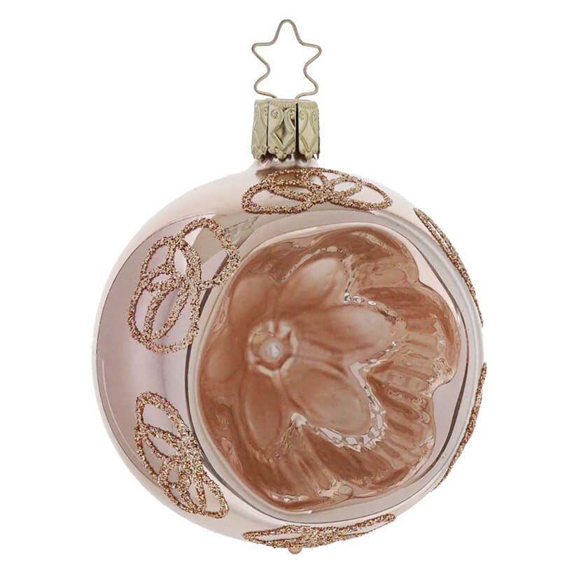 Pearl Border Capricorn Indent Ornament