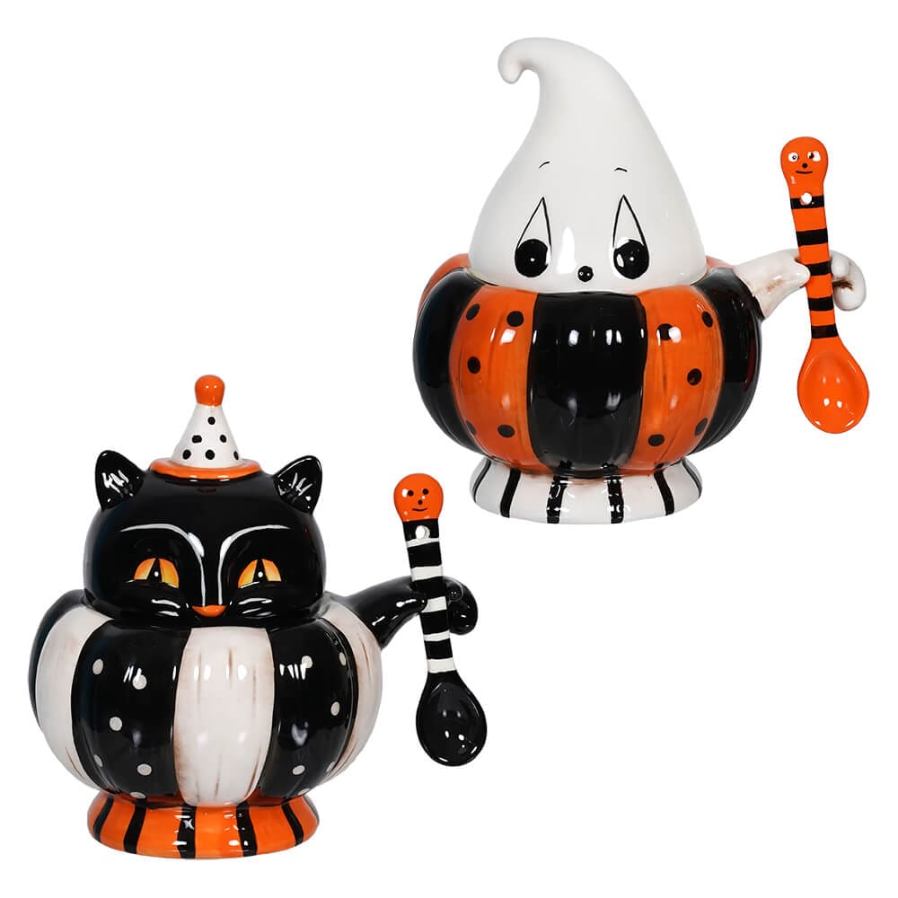 Peek-a-Boo Candy Bowls w/Spoons Set/2