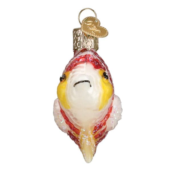 Peppermint Angelfish Ornament