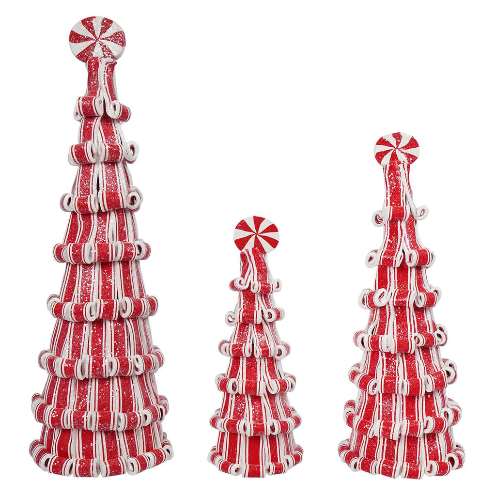 Peppermint twist trees 2024 jp cupcake set of 3