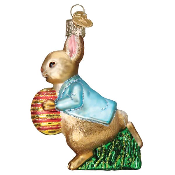 Peter Rabbit With Easter Egg Ornament - Ornaments