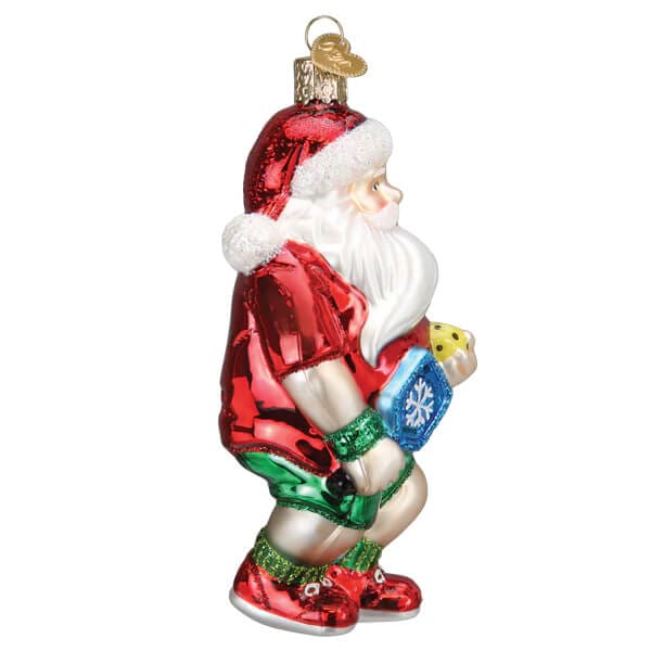 Pickleball Santa Ornament - Ornaments