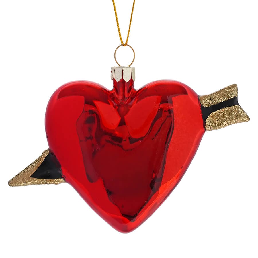 Pierced Heart Ornament - Ornaments