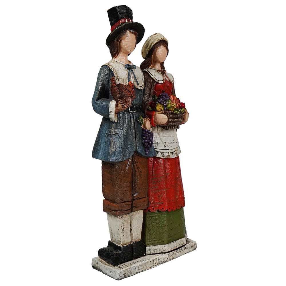 Pilgrim Couple Figure