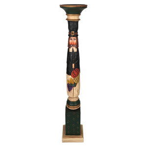 Pilgrim Spindle Candleholder - Thanksgiving