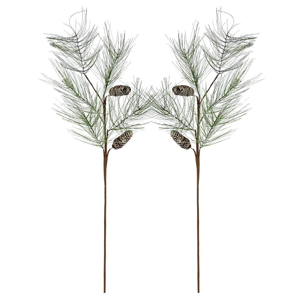 Pine & Cone Stems Set/2