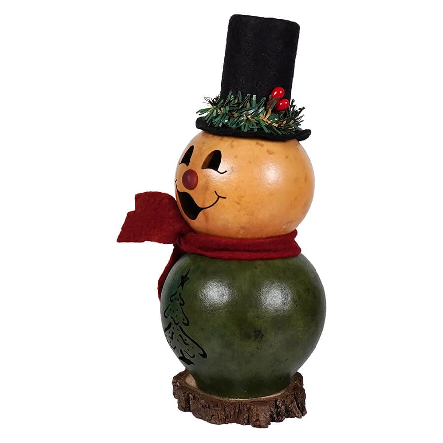 Pinewood Mini Gourd - Christmas