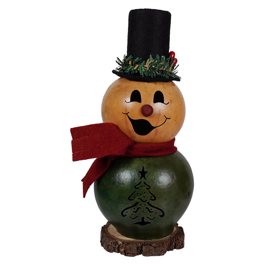 Pinewood Mini Gourd - Christmas