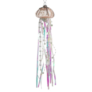Pink Beaded Jellyfish Ornament