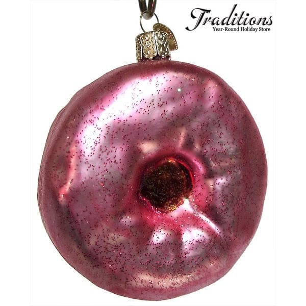 Pink Frosted Donut Ornament