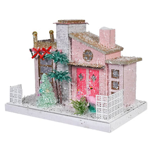 Pink Palm Springs House - Christmas