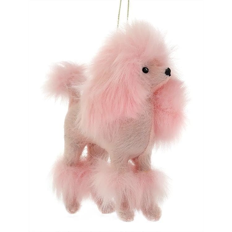 Pink Poodle Ornament