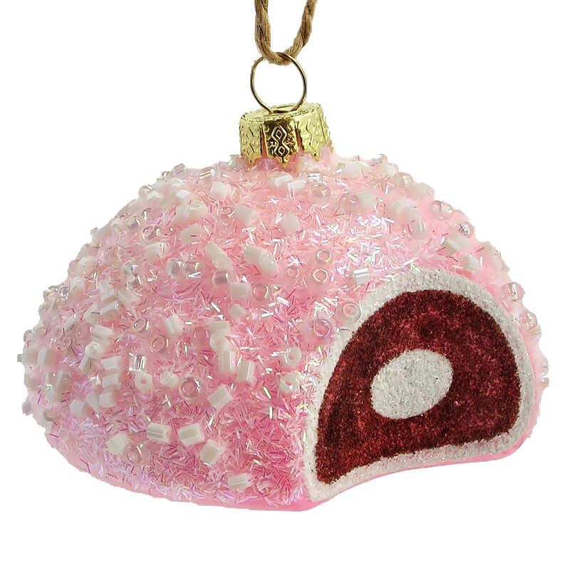 Pink Snowball Ornament