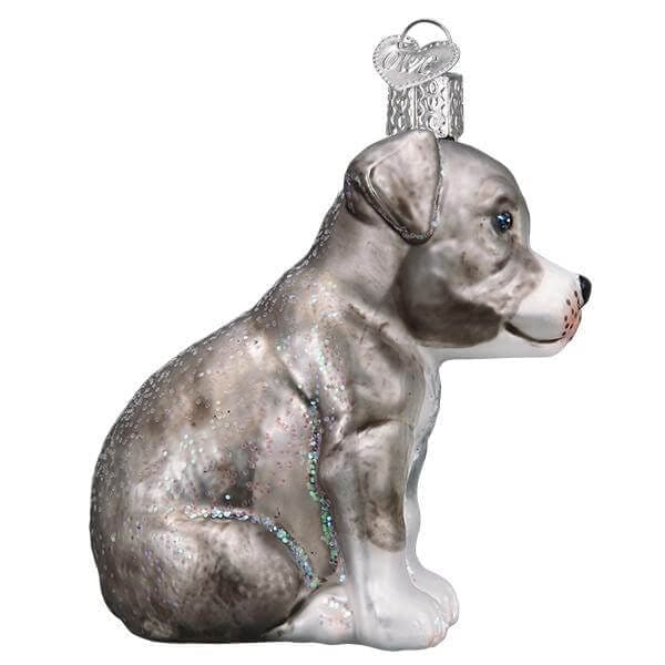 Pitbull Pup Ornament