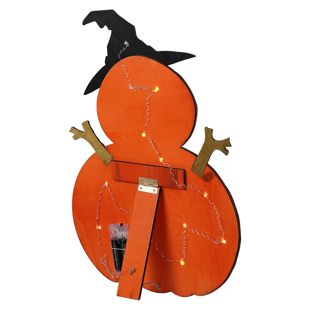 Plywood Light Up Jolly Jack-O-Lantern Decor - Halloween