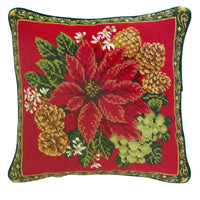 image of Hand Stitched & Fabric Christmas Pillows decor