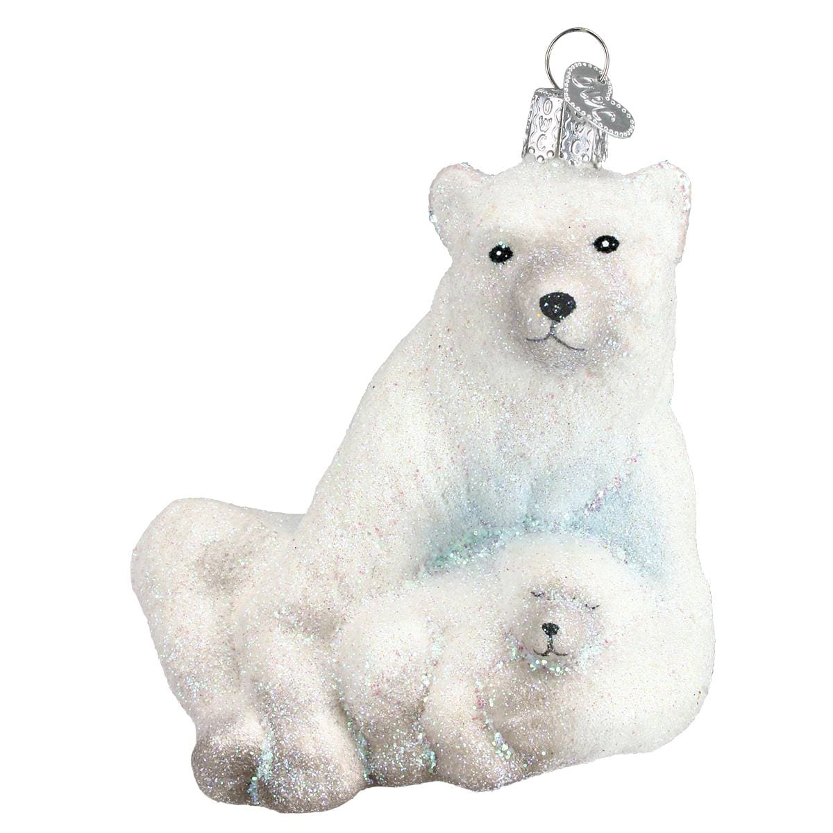 Polar Bear With Cub Ornament