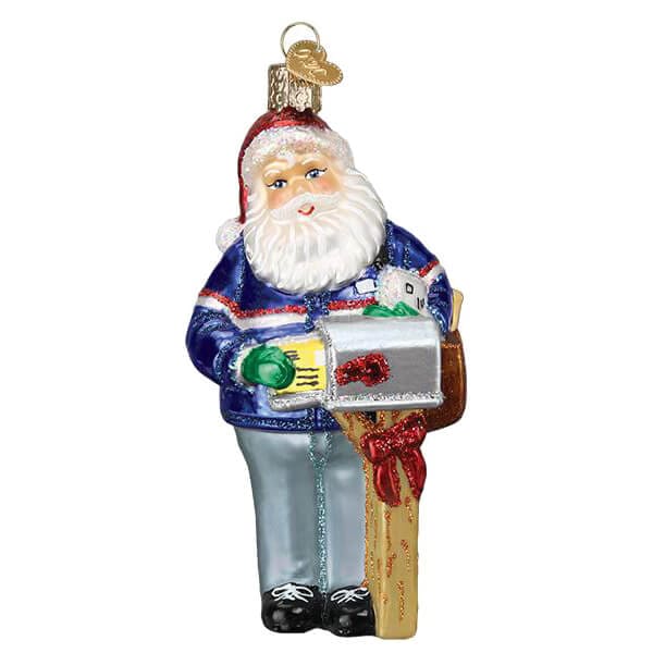 Postman Santa Ornament