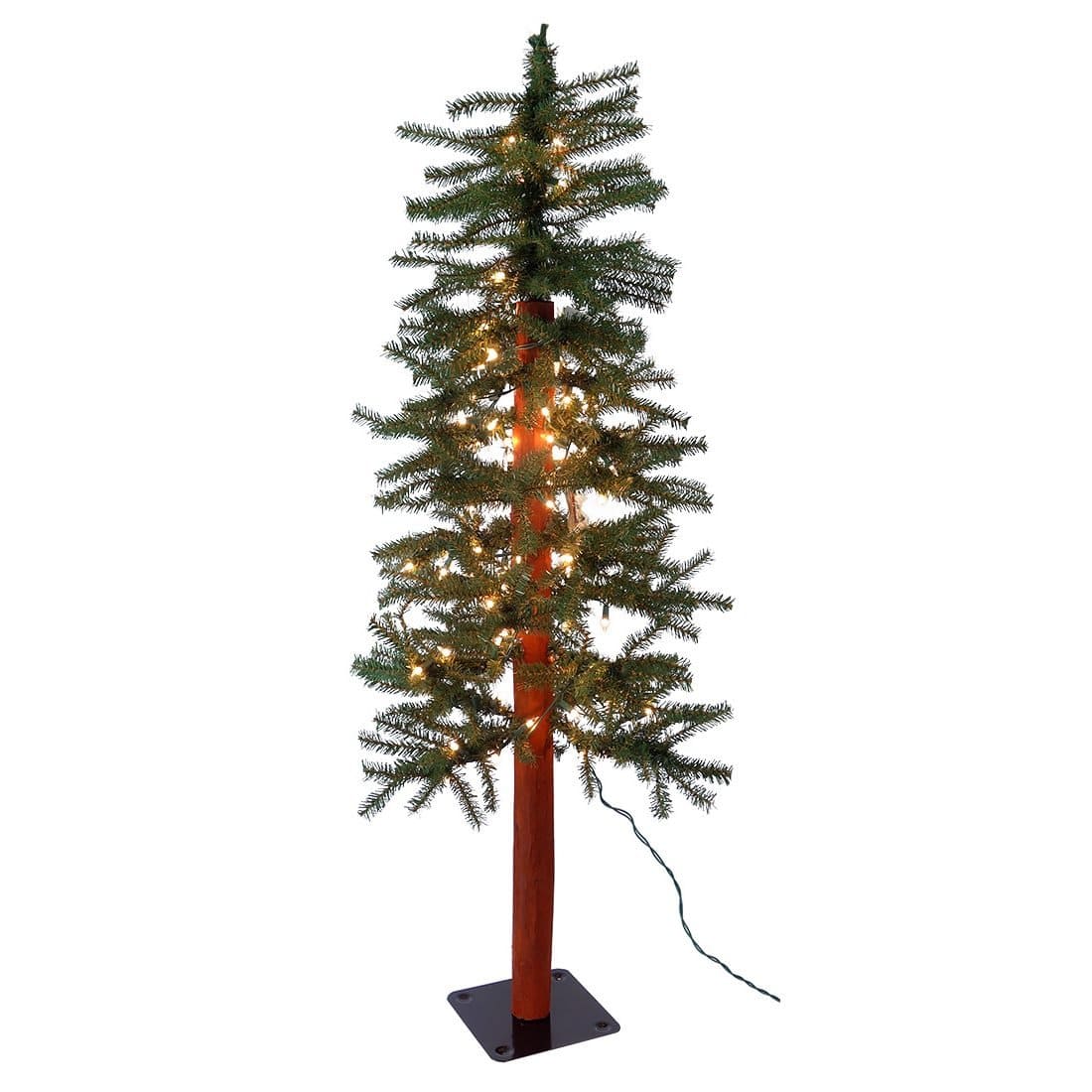 Pre-Lit Alpine Tree