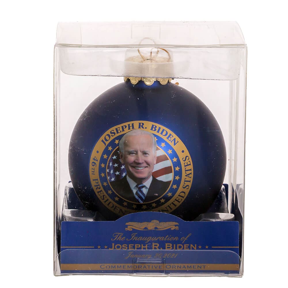 President Biden Glass Ball Ornament