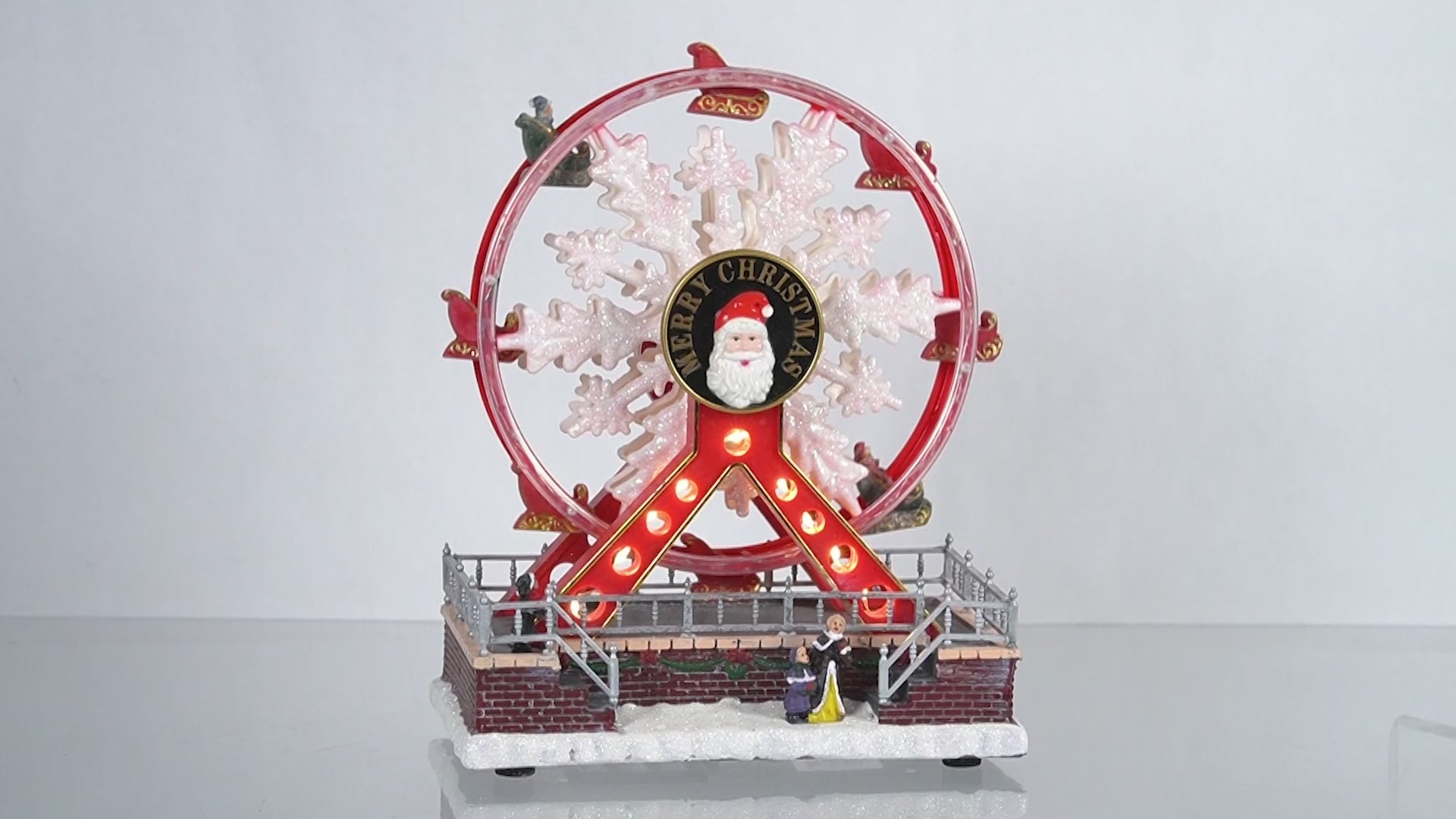 Lighted Christmas Animated Musical Ferris Wheel