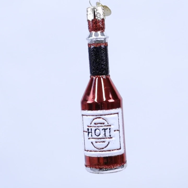 Hot Sauce Bottle Ornament