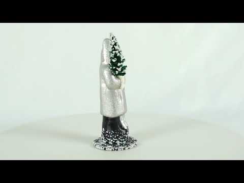 Ino Schaller Silver Santa with Tree