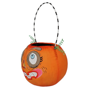 Pumpkin Face Halloween Mini Bucket