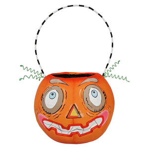 Pumpkin Face Halloween Mini Bucket