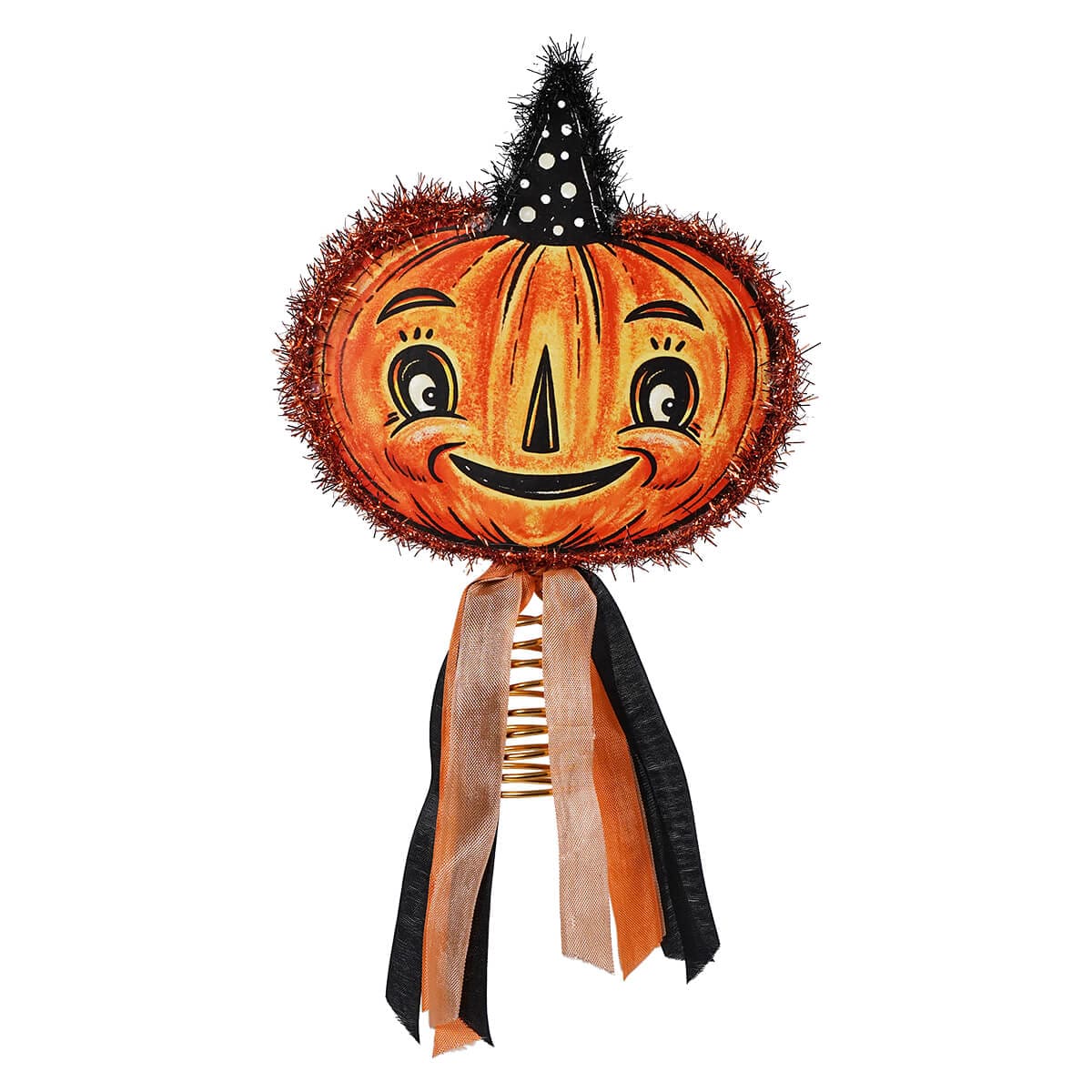 Pumpkin Head Tree Topper - Halloween