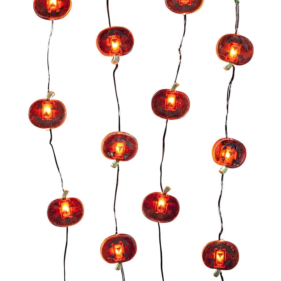 Microlights Light Strings Pumpkin Micro Light String by Gerson Companies – Traditions