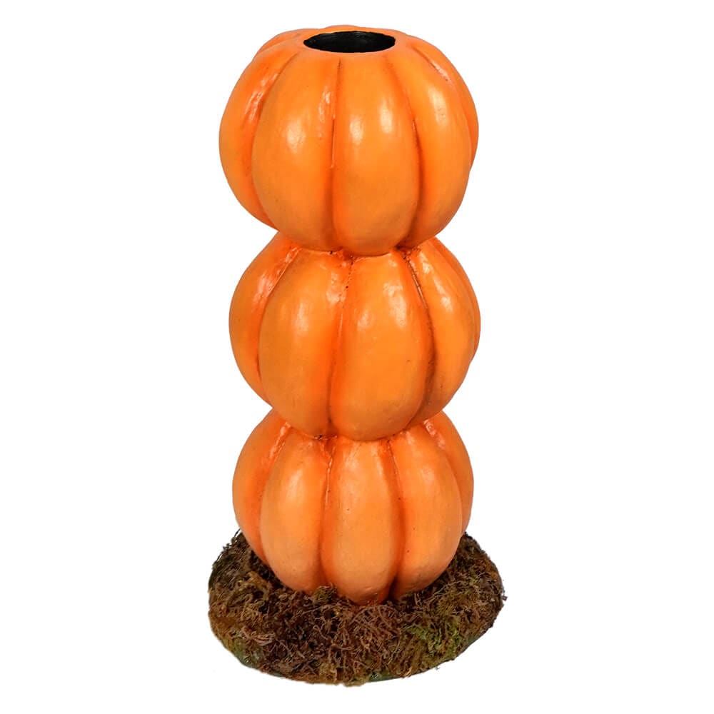 Pumpkin Stack Candlestick Holder - Halloween