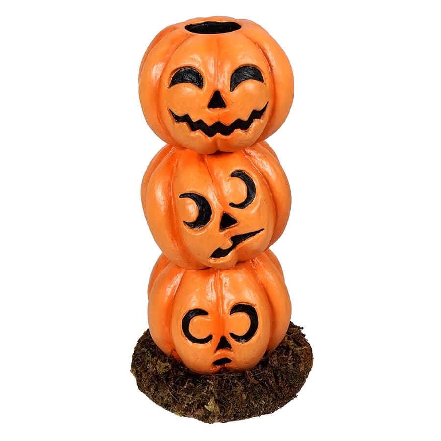 Pumpkin Stack Candlestick Holder - Halloween