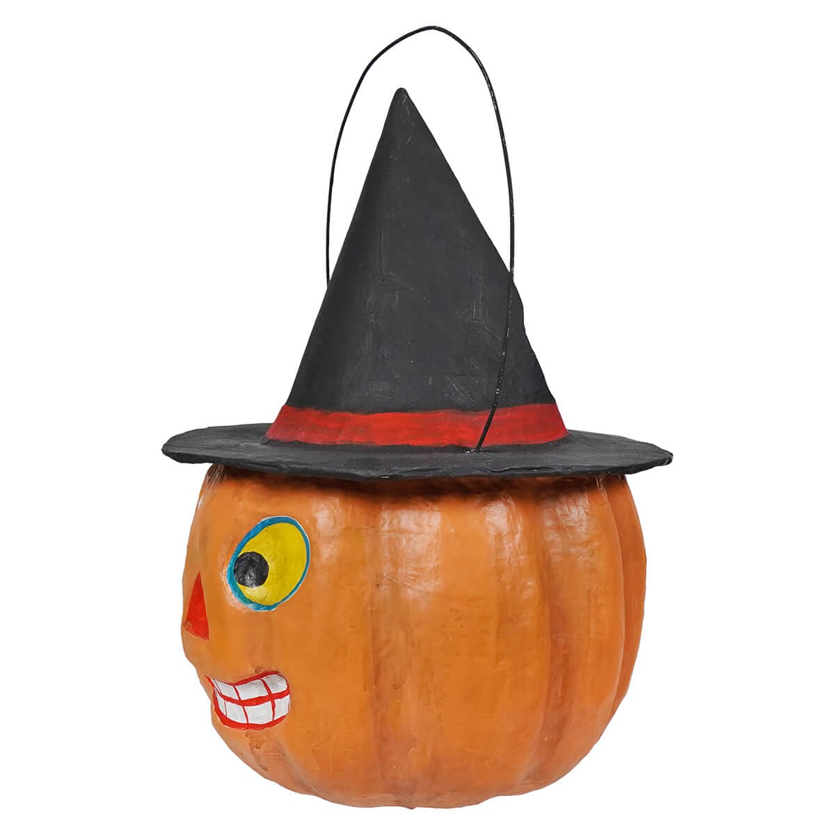 Pumpkin Witch With Handle - Halloween