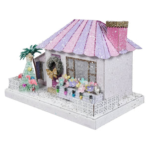 Purple Palm Springs House - Christmas