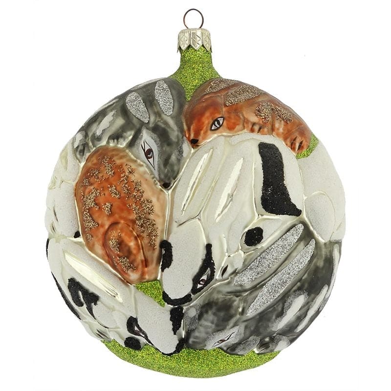 Rabbit Ball Ornament