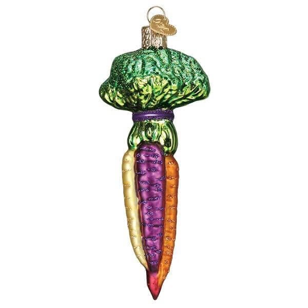 Rainbow Carrots Ornament