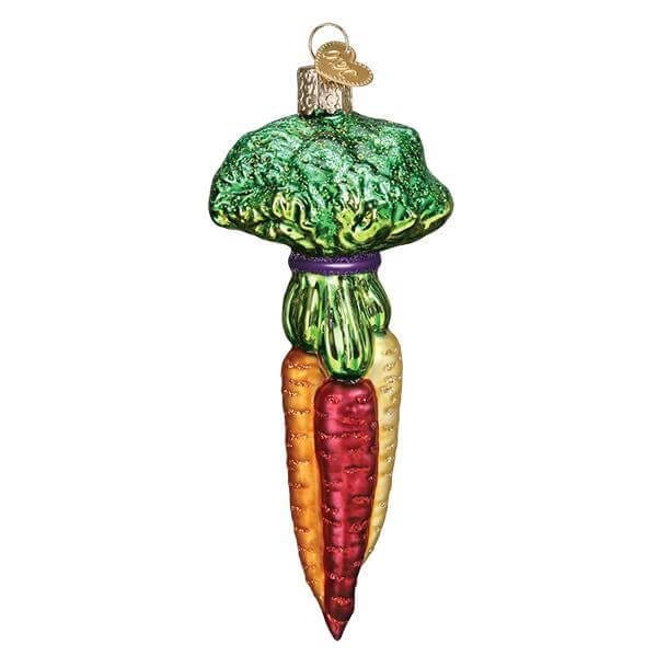 Rainbow Carrots Ornament