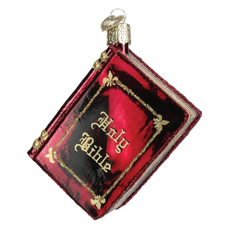 Red Bible Ornament