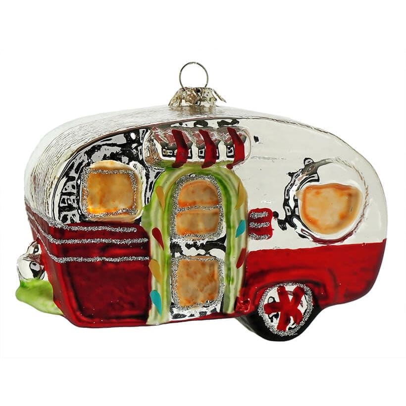 Red Camper Trailer Ornament