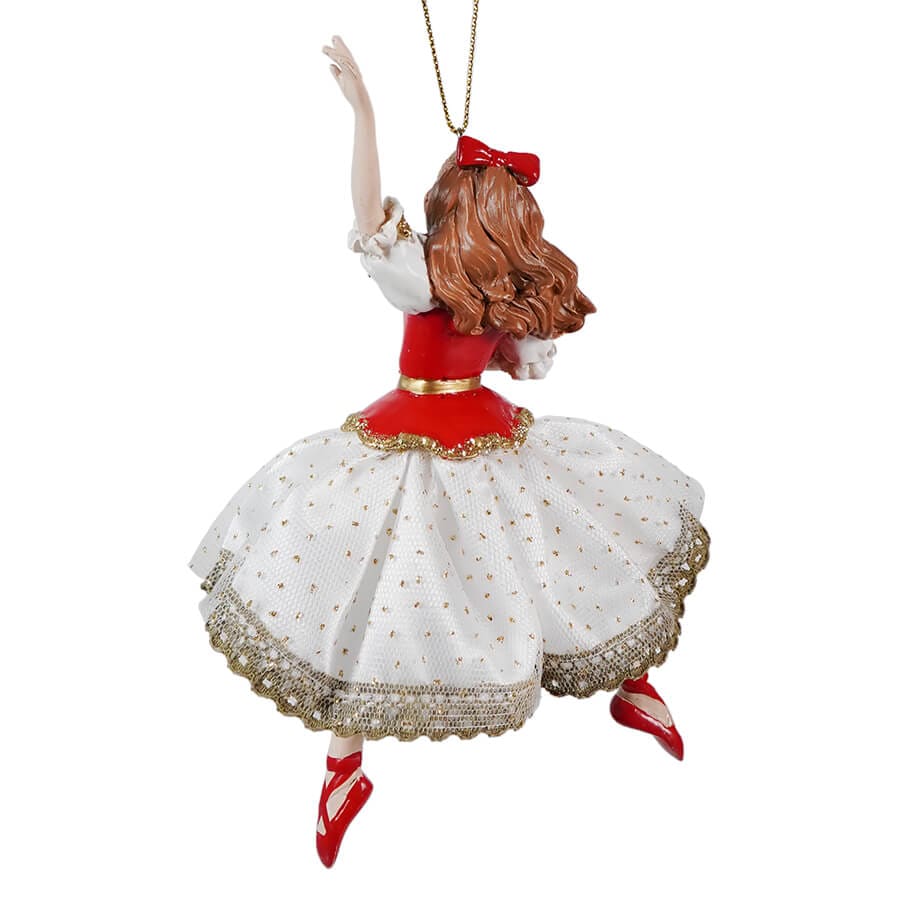 Red Clara With Nutcracker Ornament - Ornaments