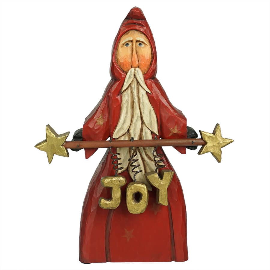 Red Joy Banner Santa