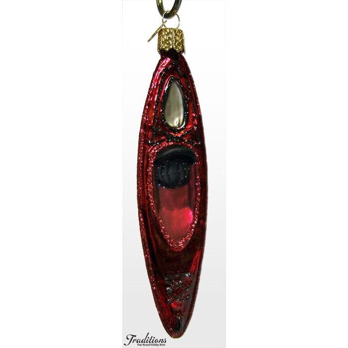 Red Kayak Ornament