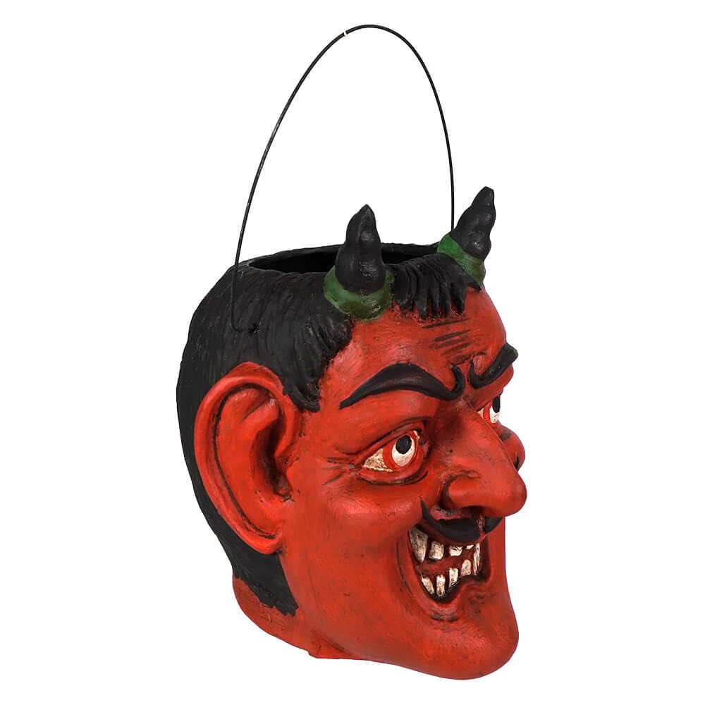 Red Mischievous Devil Bucket - Halloween