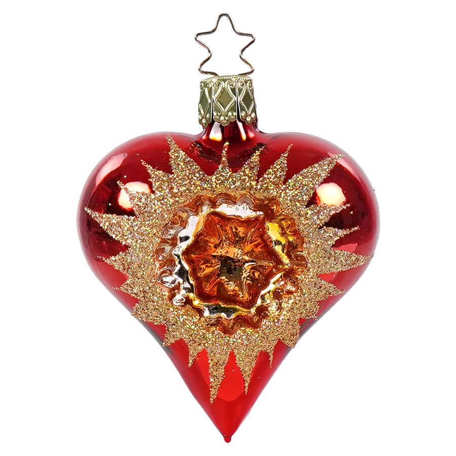 Red Reflector Heart Ornament - Ornaments