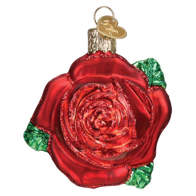 Red Rose Ornament